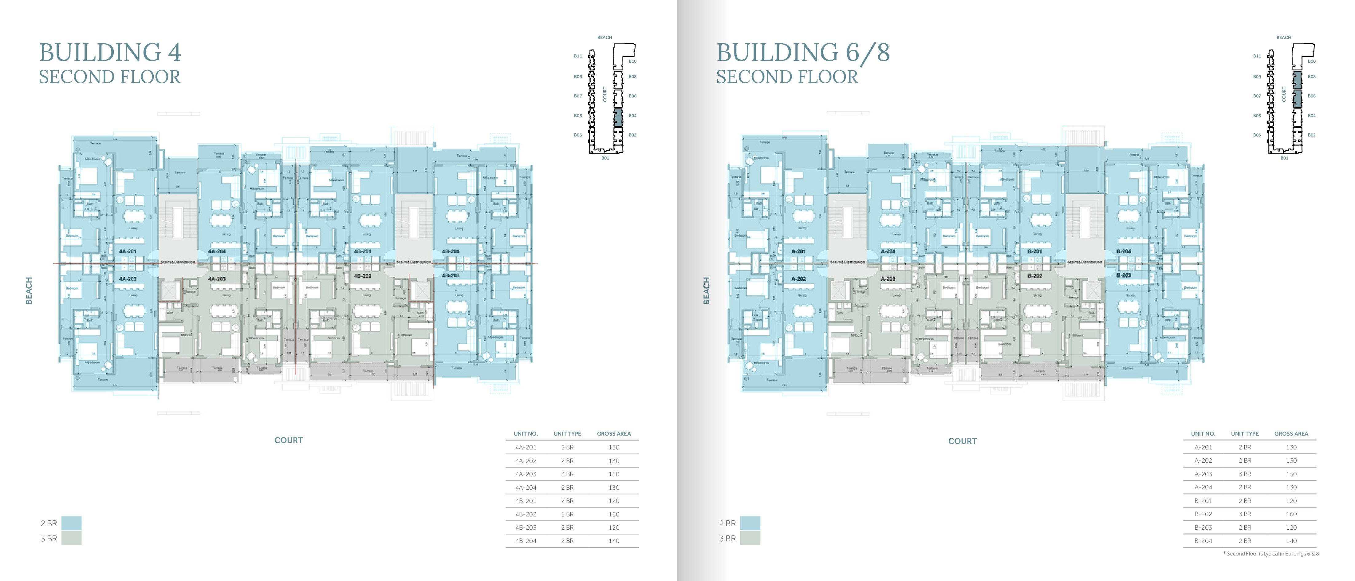 Floor plan for chalet at Fouka Bay