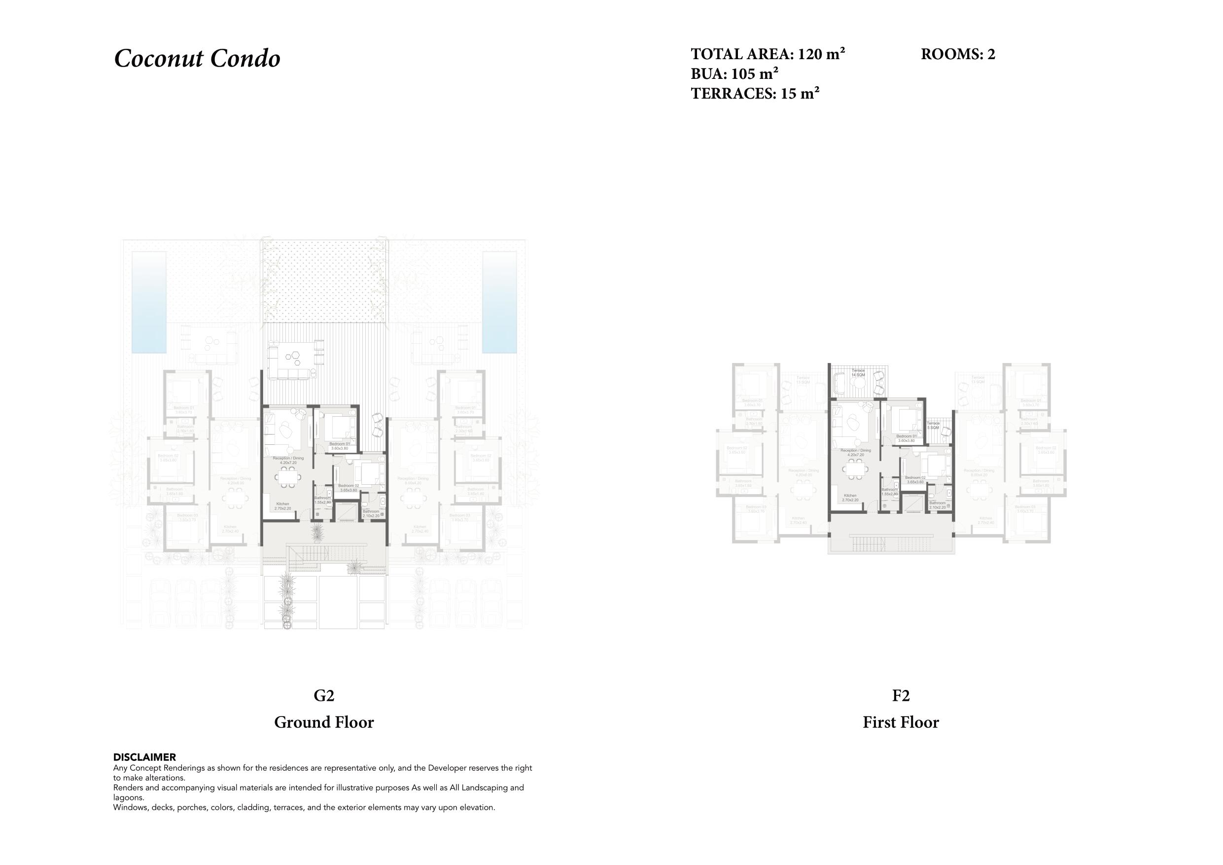 Floor plan for chalet at Zoya Ghazala Bay