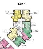 Floor plan for apartment at Il Latini SED