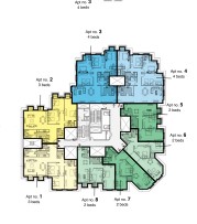 Floor plan for apartment at Il Latini SED
