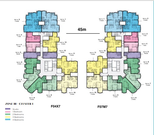 Floor plan for apartment at Il Latini SED