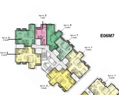Floor plan for apartment at Il Latini SED