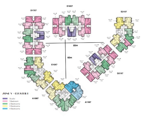 Floor plan for apartment at Il Latini SED