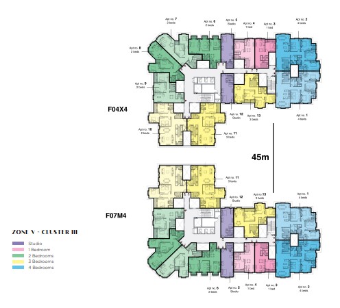 Floor plan for apartment at Il Latini SED