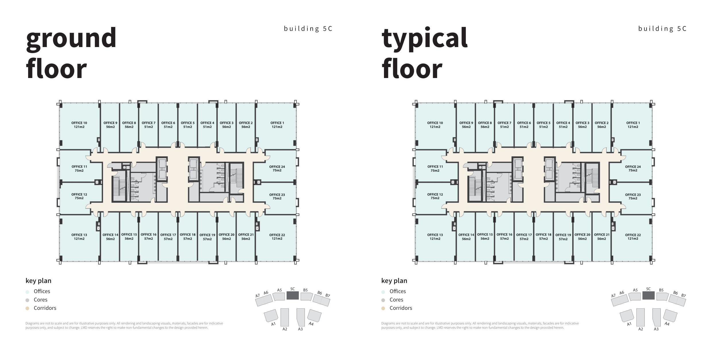 Floor plan for  at Three Sixty