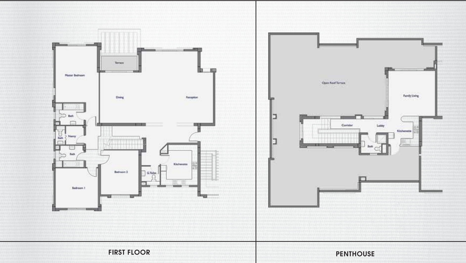 Floor plan for apartment at Palm Parks