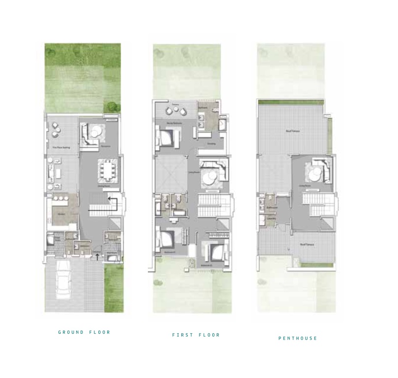 Floor plan for townhouse at Joulz