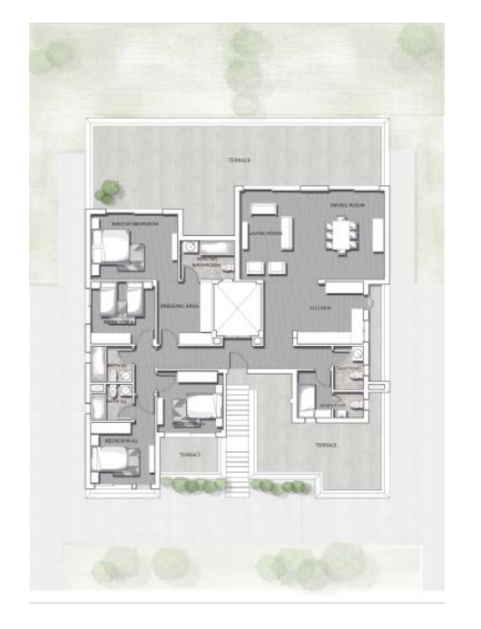 Floor plan for chalet at Jefaira