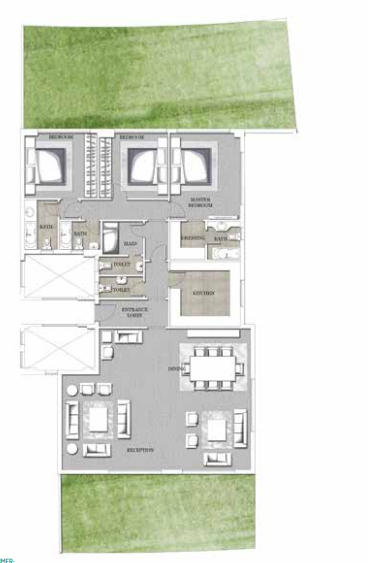 Floor plan for apartment at Joulz