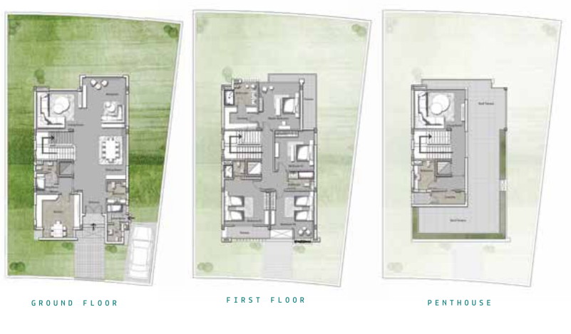 Floor plan for villa at Joulz