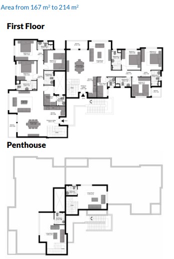 Floor plan for chalet at Bo Island