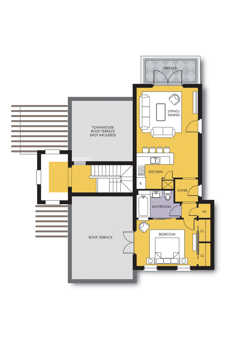 Floor plan for apartment at Ancient Sands Golf Resort