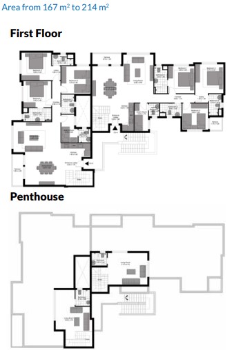 Floor plan for chalet at Bo Island