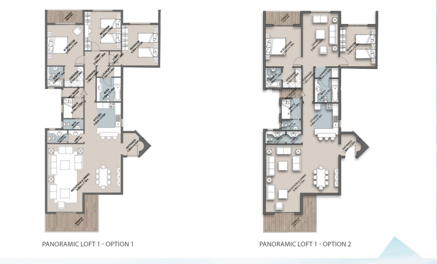 Floor plan for apartment at The Loft