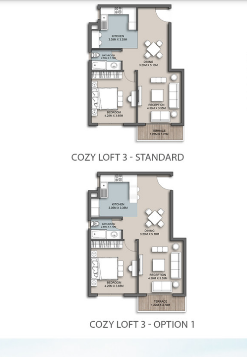 Floor plan for apartment at The Loft