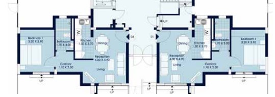 Floor plan for apartment at Bo Sands