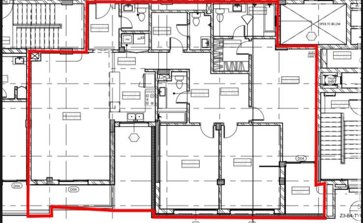 Floor plan for apartment at Uptown Cairo