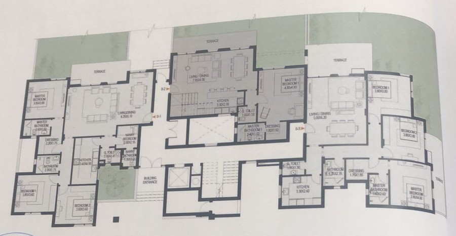 Floor plan for apartment at O West Orascom