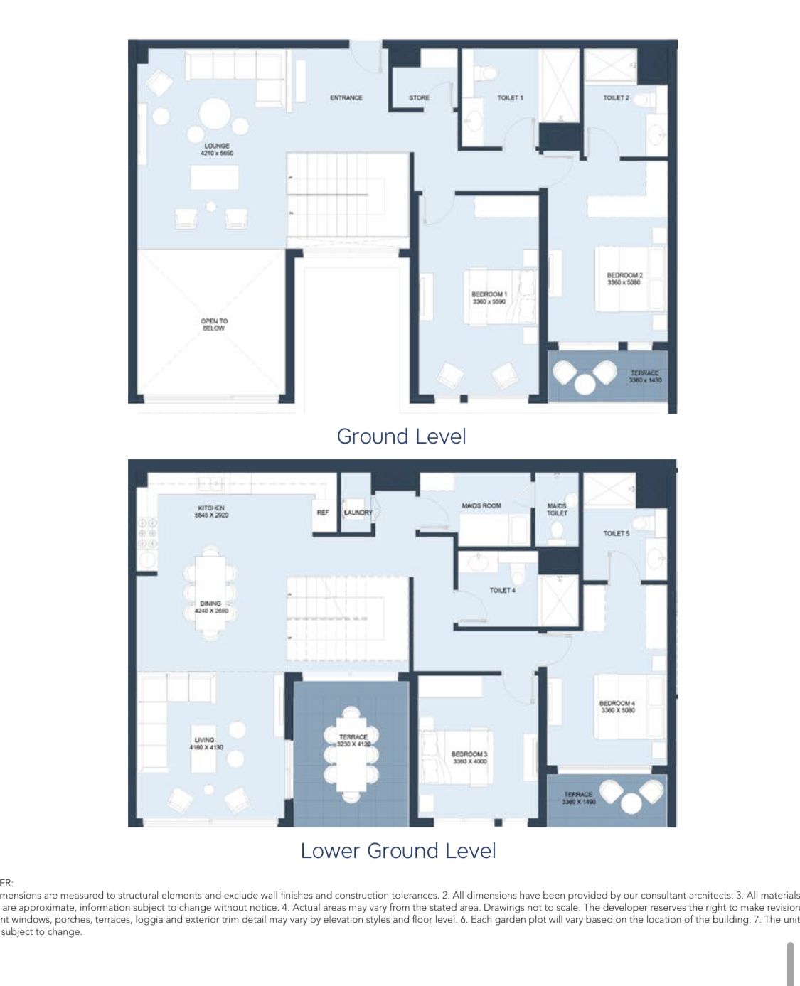 Floor plan for apartment at Marassi