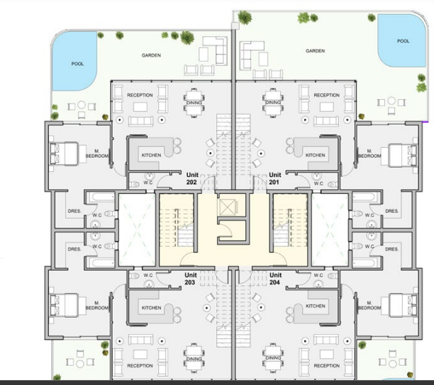 Floor plan for  at La Vista Bay East