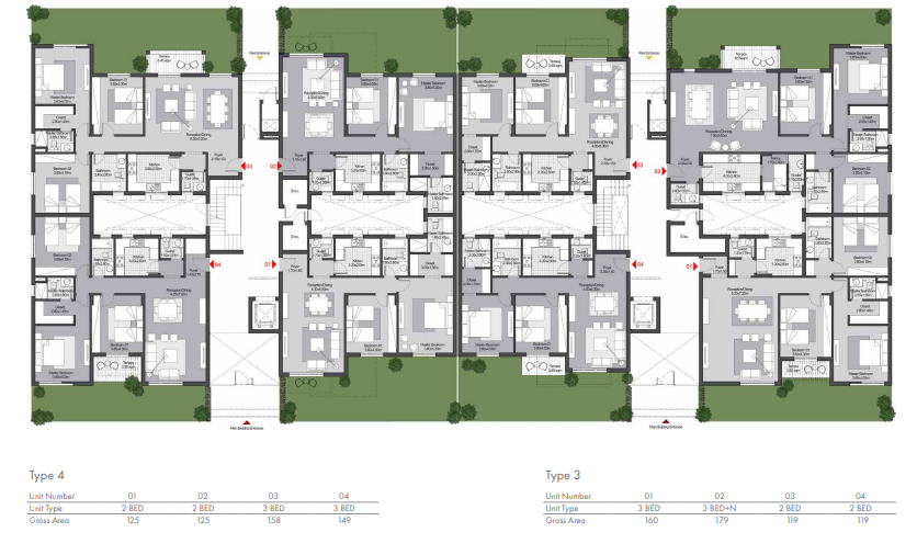 Floor plan for apartment at SODIC East