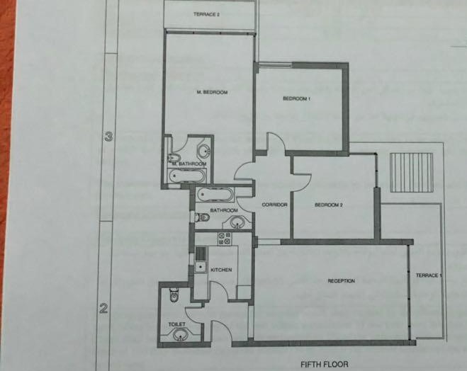 Floor plan for apartment at Mountain View ICity New Cairo