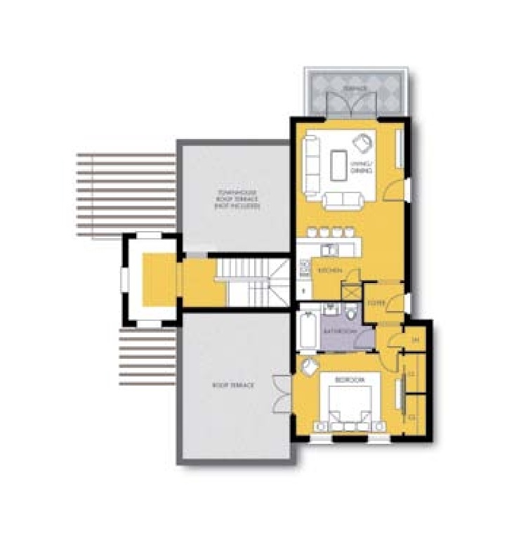 Floor plan for apartment at Ancient Sands Golf Resort