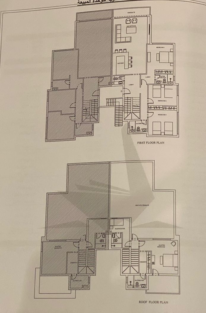 Floor plan for penthouse at Swanlake North Coast