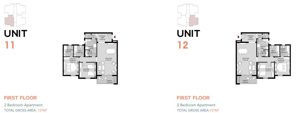 Floor plan for apartment at October Plaza