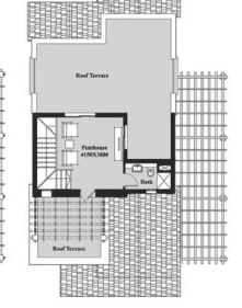 Floor plan for apartment at Mivida