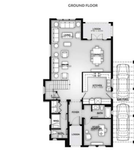 Floor plan for apartment at Mivida