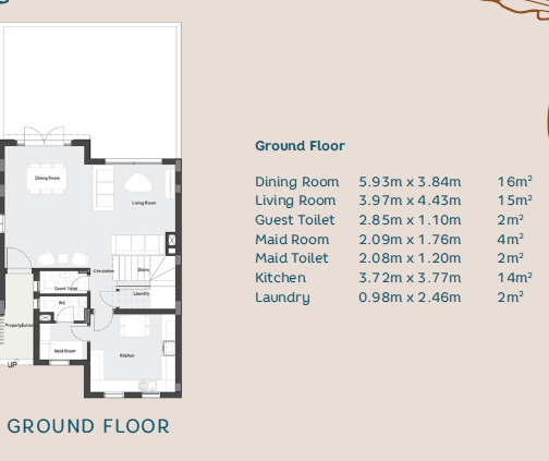 Floor plan for  at Al Burouj