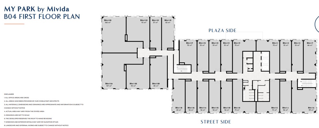Floor plan for  at The Place  Mivida