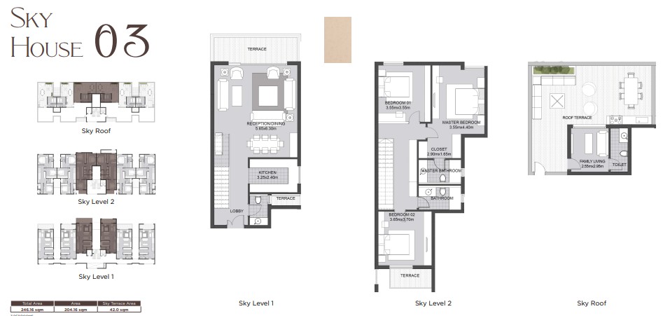 Floor plan for duplex at Karmell New Zayed