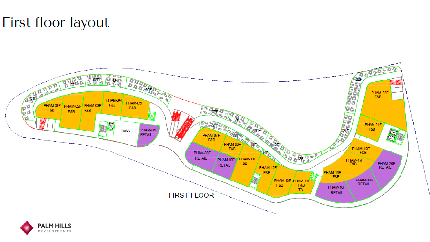 Floor plan for  at Palm Hills New Alamein Mall