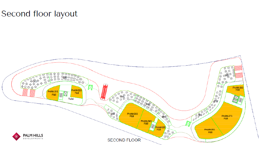 Floor plan for  at Palm Hills New Alamein Mall