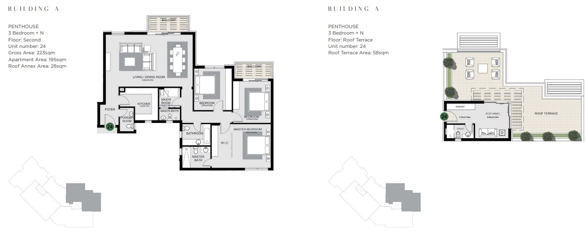 Floor plan for apartment at The Estates Residence