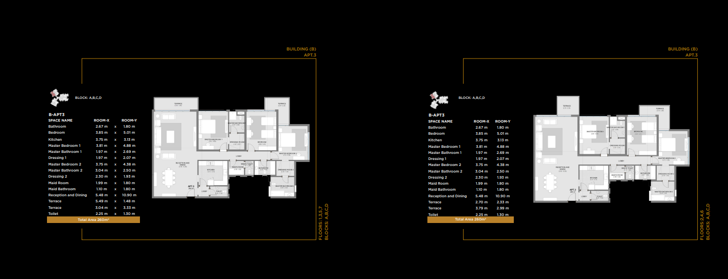 Floor plan for apartment at The Capitalway