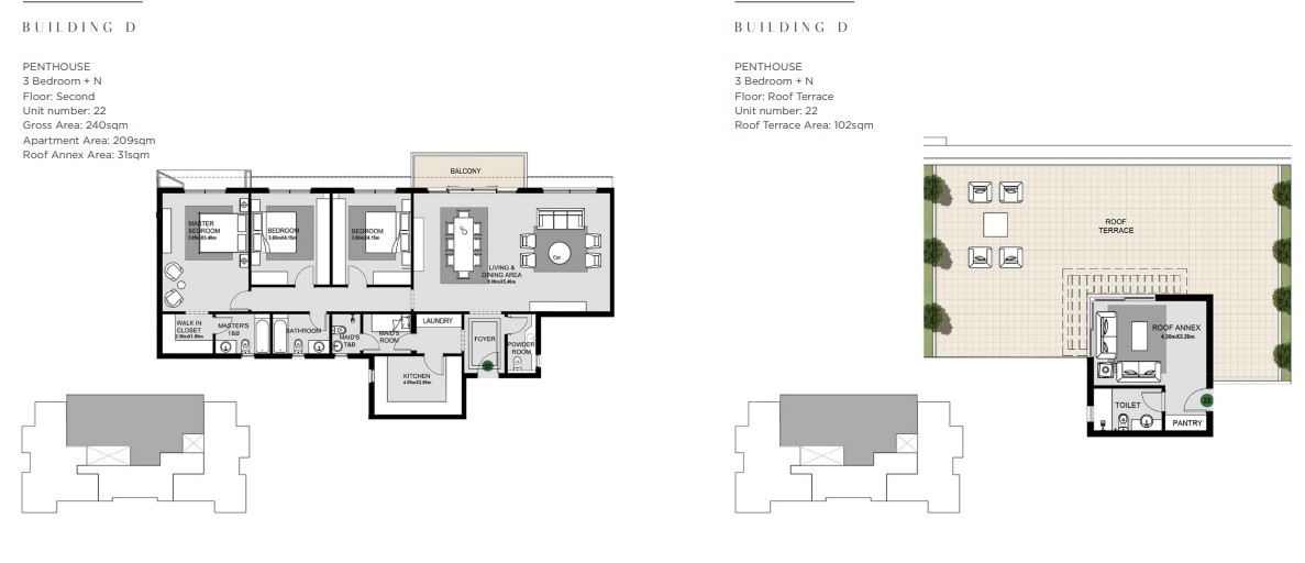 Floor plan for apartment at The Estates Residence