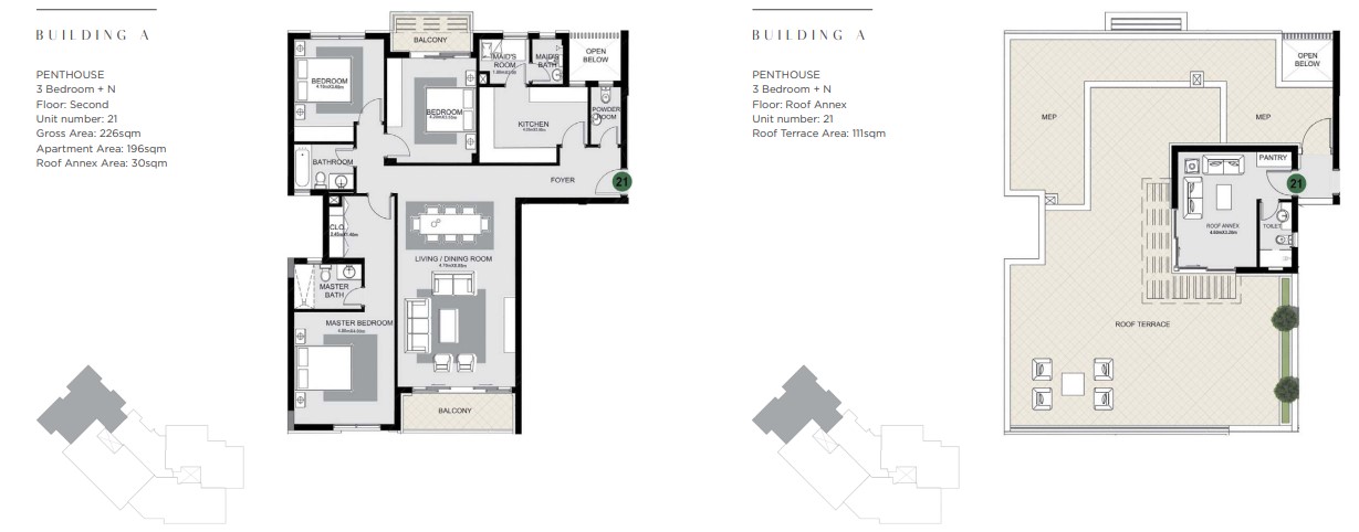 Floor plan for apartment at The Estates Residence