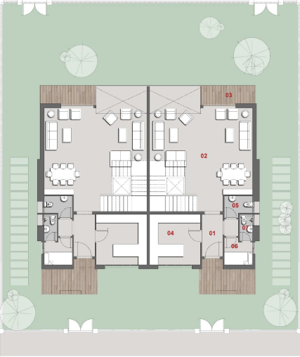 Floor plan for  at Il Bosco New Capital