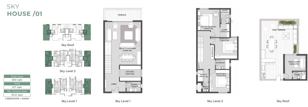 Floor plan for duplex at SODIC East