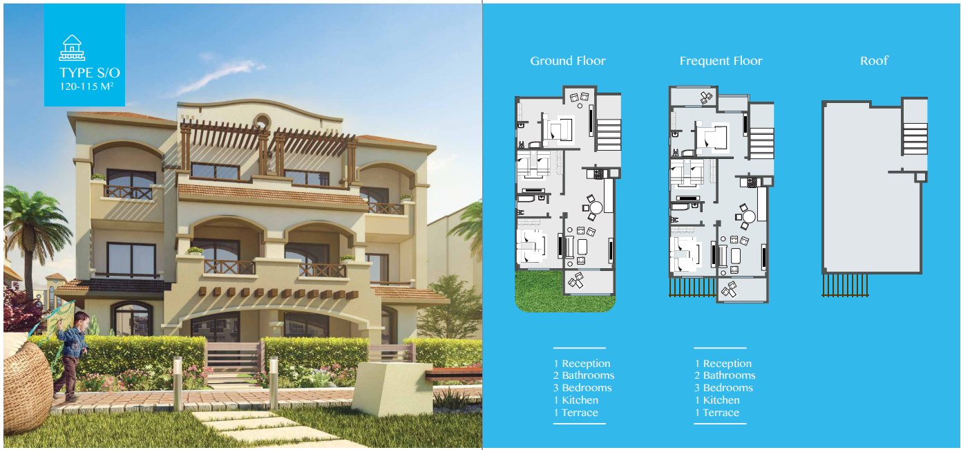 Floor plan for apartment at Lasirena North Coast