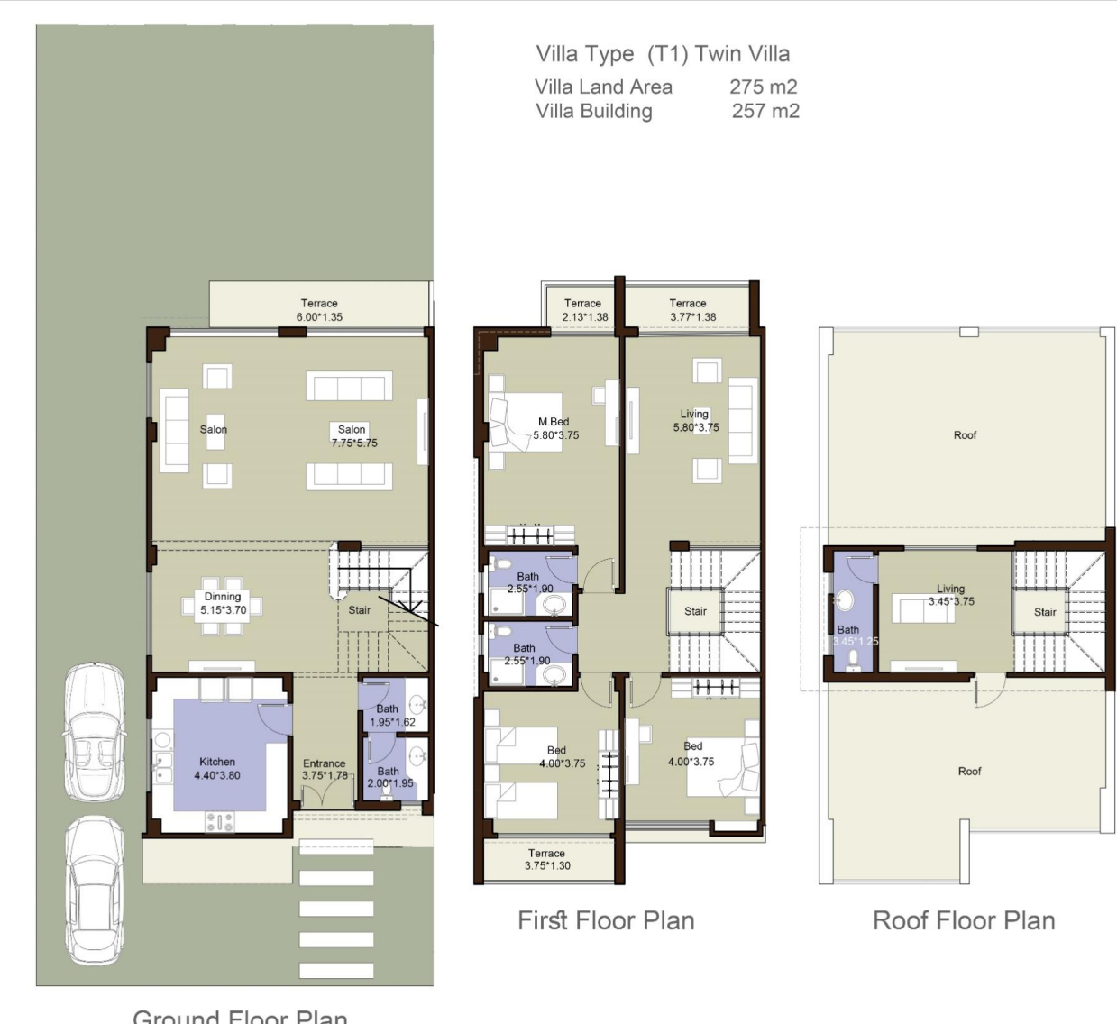 Floor plan for  at El Patio Zahraa