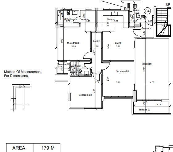 Floor plan for apartment at Scene 7