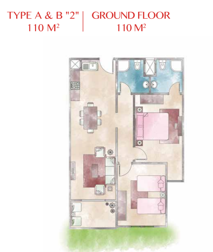 Floor plan for apartment at Lasirena Palm Beach