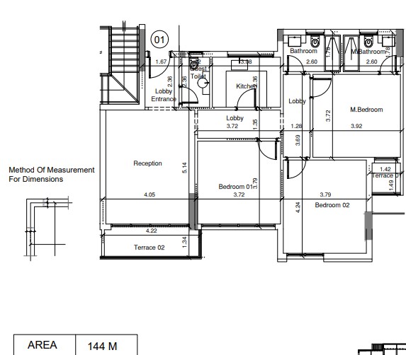 Floor plan for apartment at Scene 7