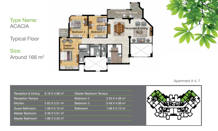 Floor plan for apartment at Ashgar City