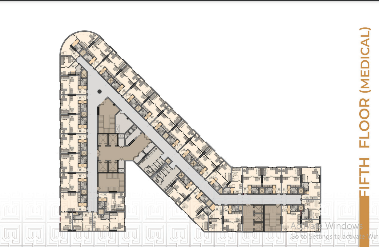 Floor plan for  at Moonreal Tower