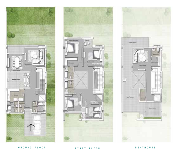 Floor plan for townhouse at Joulz